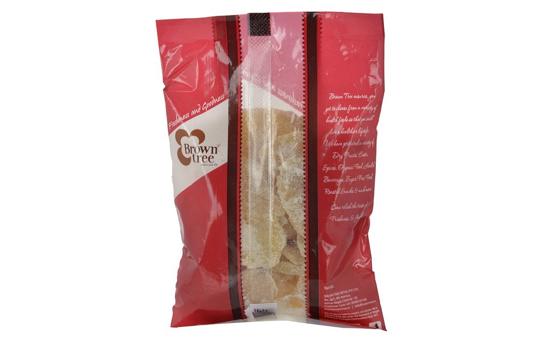 Brown Tree Ginger Chips    Pack  250 grams